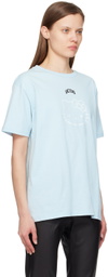 GCDS Blue Loose T-Shirt