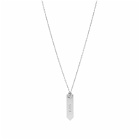 A.P.C. Men's Charly Necklace in Silver