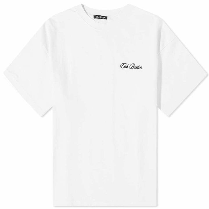 Photo: Cole Buxton Men's Classic Embroidery T-Shirt in Vintage White