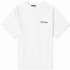 Cole Buxton Men's Classic Embroidery T-Shirt in Vintage White