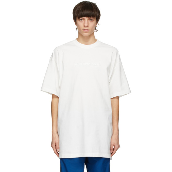 Photo: VETEMENTS White Haute Couture Logo T-Shirt