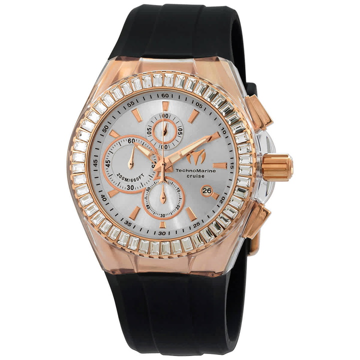 TechnoMarine Cruise Medusa Chronograph Gold Dial Mens Watch  display picture 1