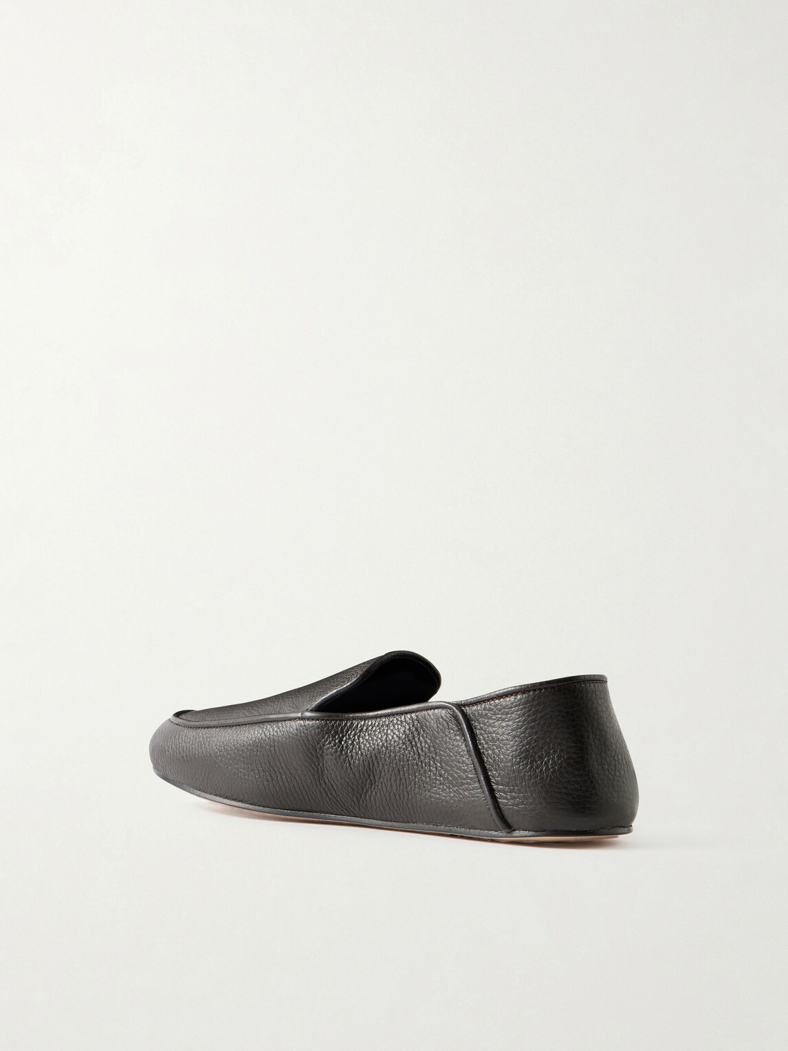 George Cleverley - Mayfair Collapsible-Heel Full-Grain Leather Loafers - Brown