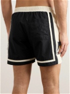 Rhude - Moonlight Straight-Leg Mid-Length Printed Swim Shorts - Black