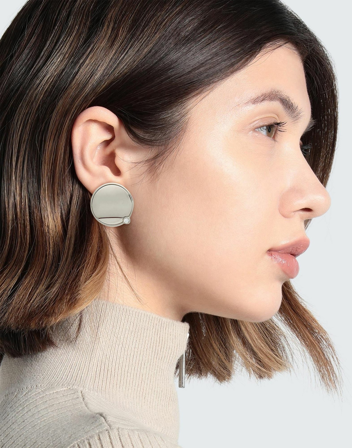 Mm6 Maison Margiela Womens Earrings in Silver