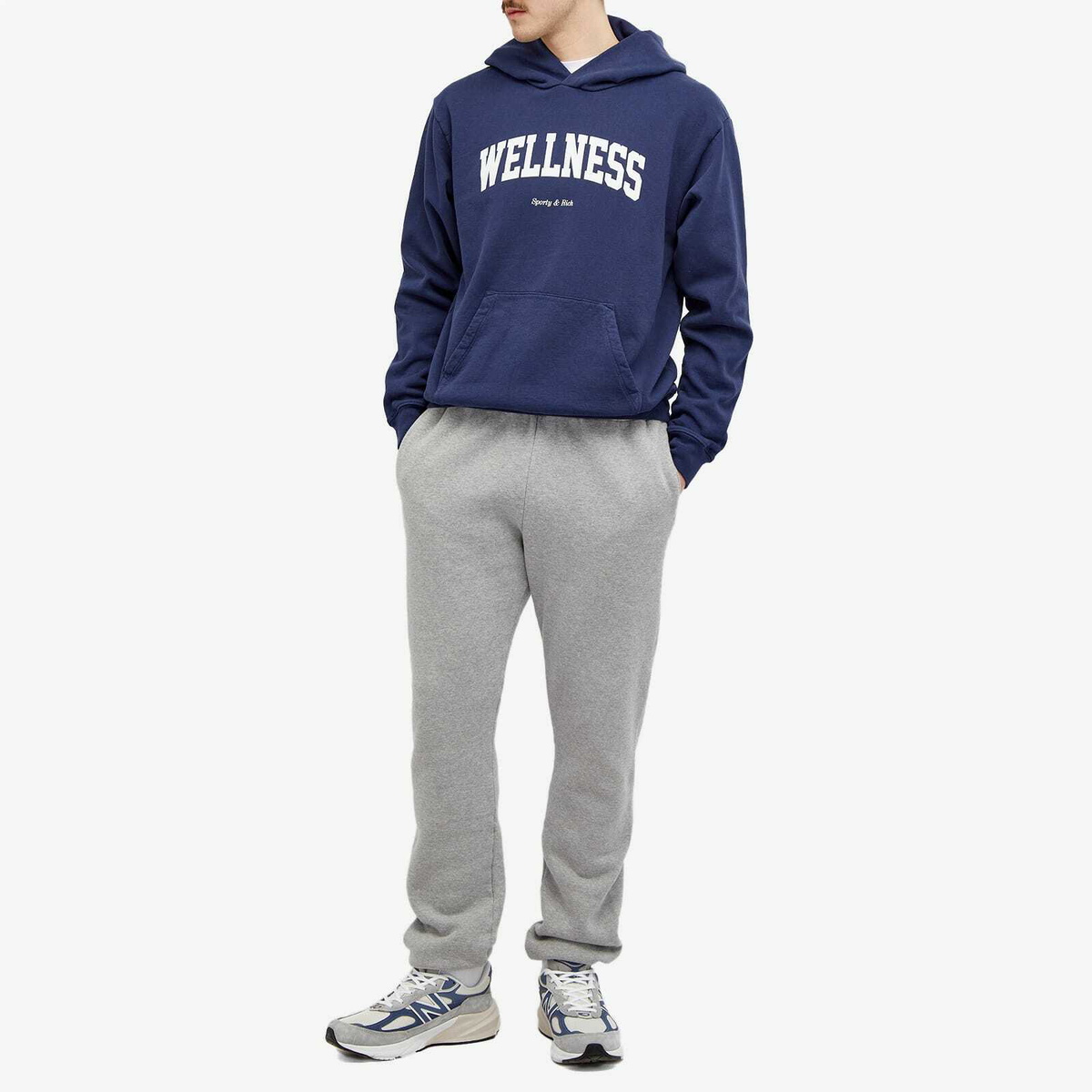 Sporty&Rich｜HOODIES/SWEATS (Wellness Ivy Hoodie - Navy/ Wellness Ivy Hoodie - Navy/White – Sporty & Rich