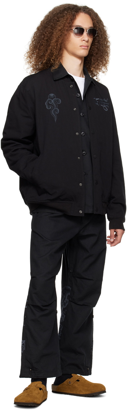 Maharishi Black Dragon Tour Bomber Jacket