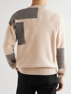 Mr P. - Jacquard-Knit Cashmere-Blend Sweater - Neutrals