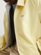 LOEWE - Logo-Embroidered Cotton-Blend Jacket - Yellow