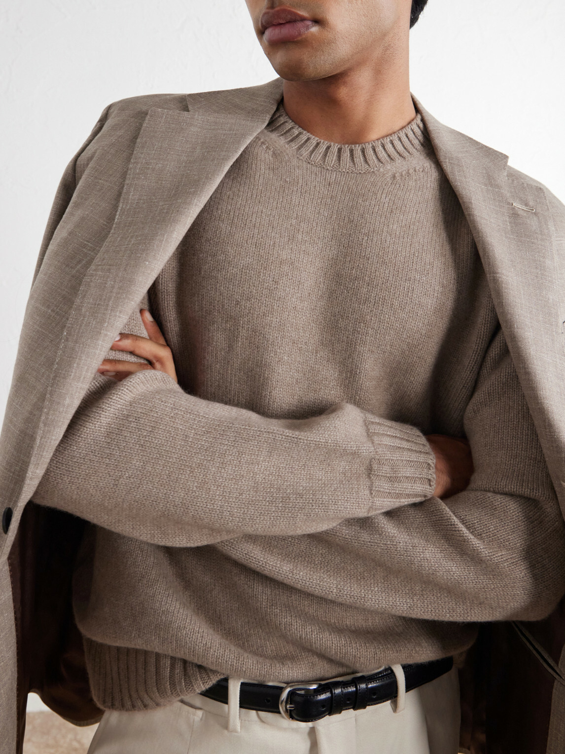 Saman Amel - Cashmere Sweater - Neutrals