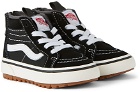 Vans Baby Black & White Sk8-Hi Zip Sneakers