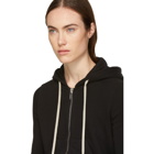 Rick Owens Drkshdw Black Regular Zip Hoodie