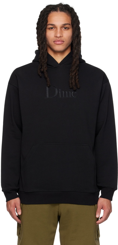 Photo: Dime Black Embroidered Hoodie