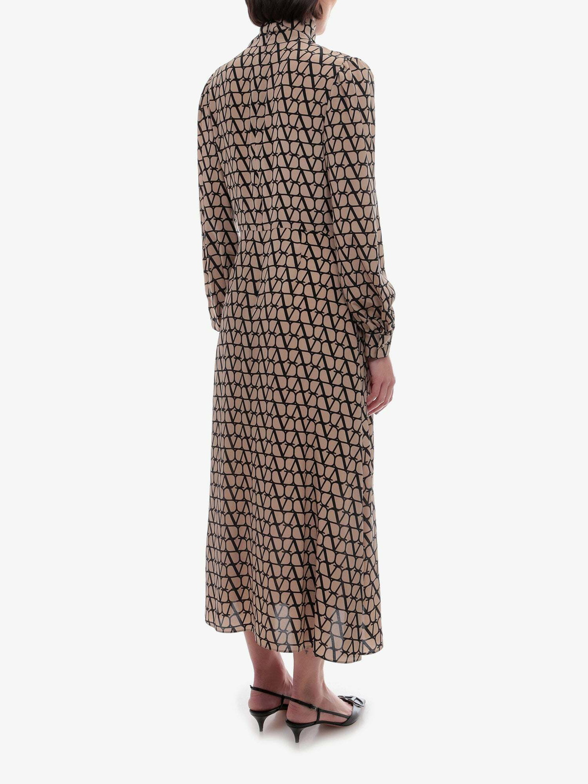 Valentino Dress Beige Womens Valentino