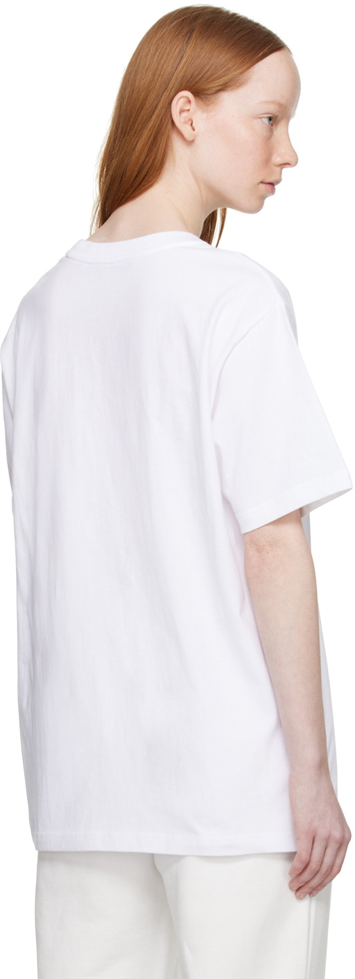 KIMHĒKIM White Pocket Stamped T-Shirt