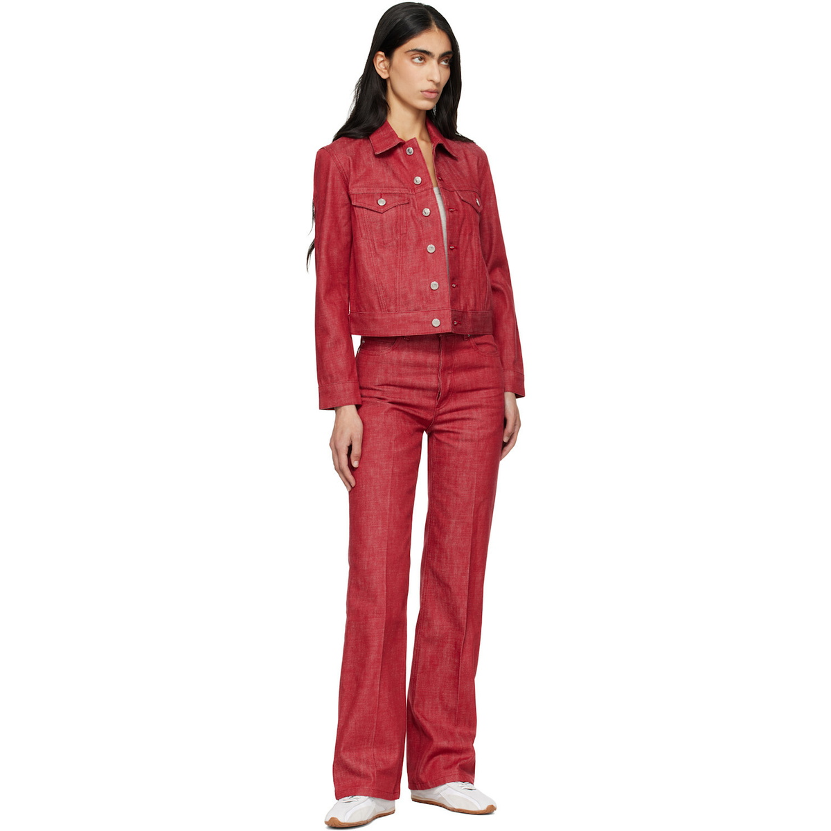 A.P.C. Red Dion Denim Jacket