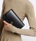 Toteme T-Lock leather crossbody bag