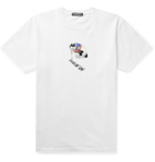 Flagstuff - Printed Cotton-Jersey T-Shirt - White