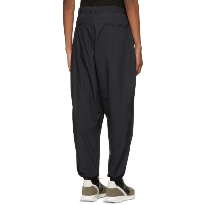 N.Hoolywood Black Cuffed Lounge Pants N.Hoolywood