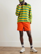 ARKET - Edwin Straight-Leg Belted Canvas Shorts - Orange