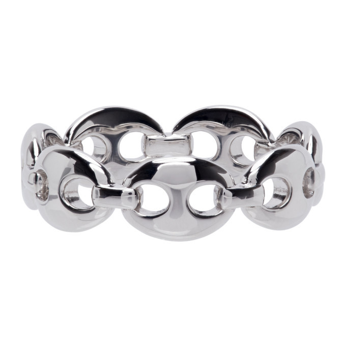 Tom Wood Silver Bean Ring Tom Wood