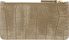 Marni Brown Zipped Card Holder