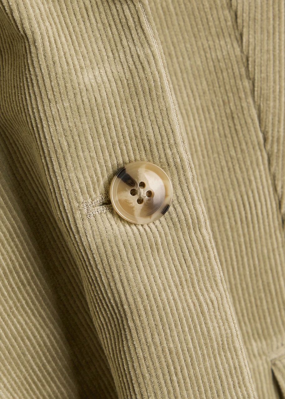 Paige Trexi Corduroy Coat Olive