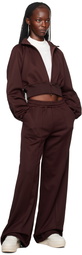 Reebok Classics Burgundy Wide Lounge Pants