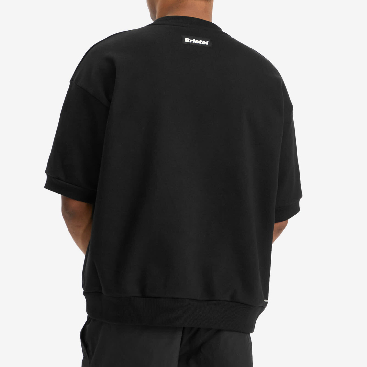 F.C. Real Bristol Men's Short Sleeve Emblem Sweatshirt in Black