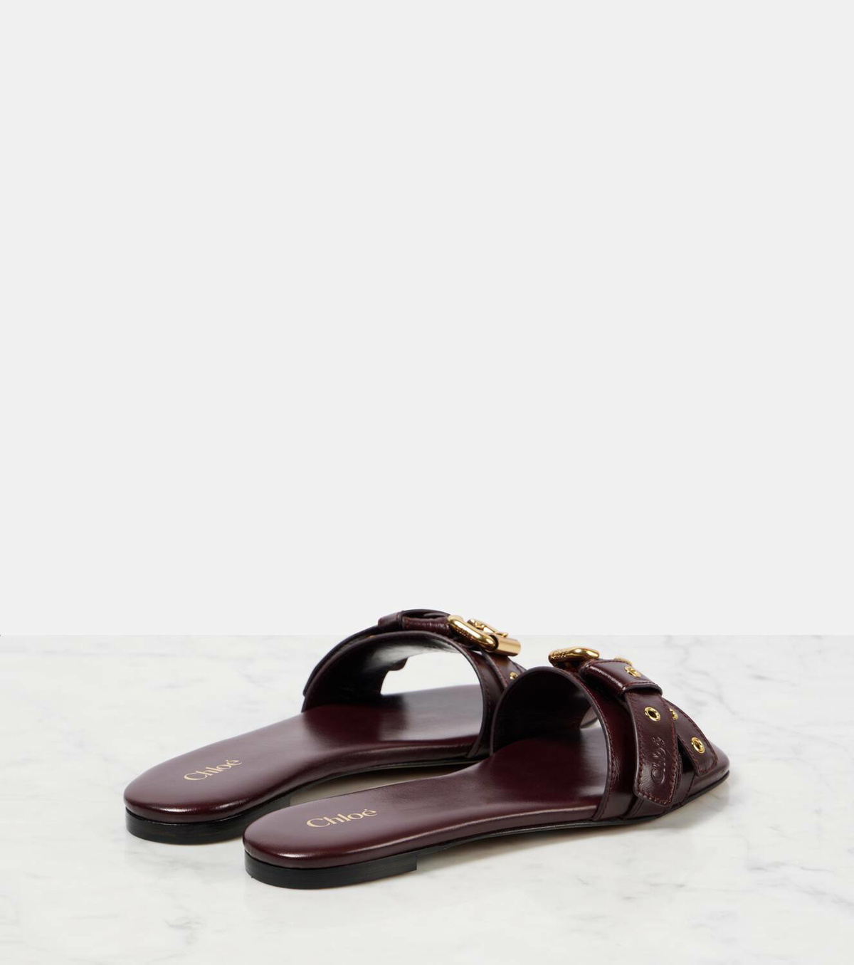 Chloé Mae embellished leather sandals Chloe