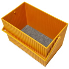 Hachiman Omnioffre Stacking Storage Box - Medium in Mustard