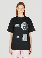 Soulland - Collage Print T-shirt in Black