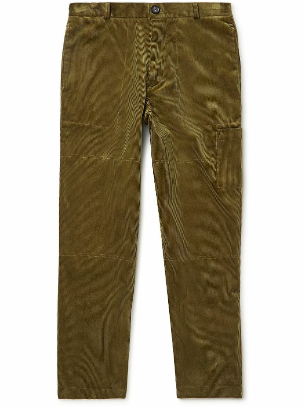 Photo: Oliver Spencer - Judo Cotton-Corduroy Cargo Trousers - Green