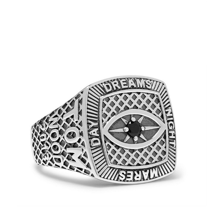 Photo: Tom Wood - Champion Sterling Silver Crystal Ring - Silver