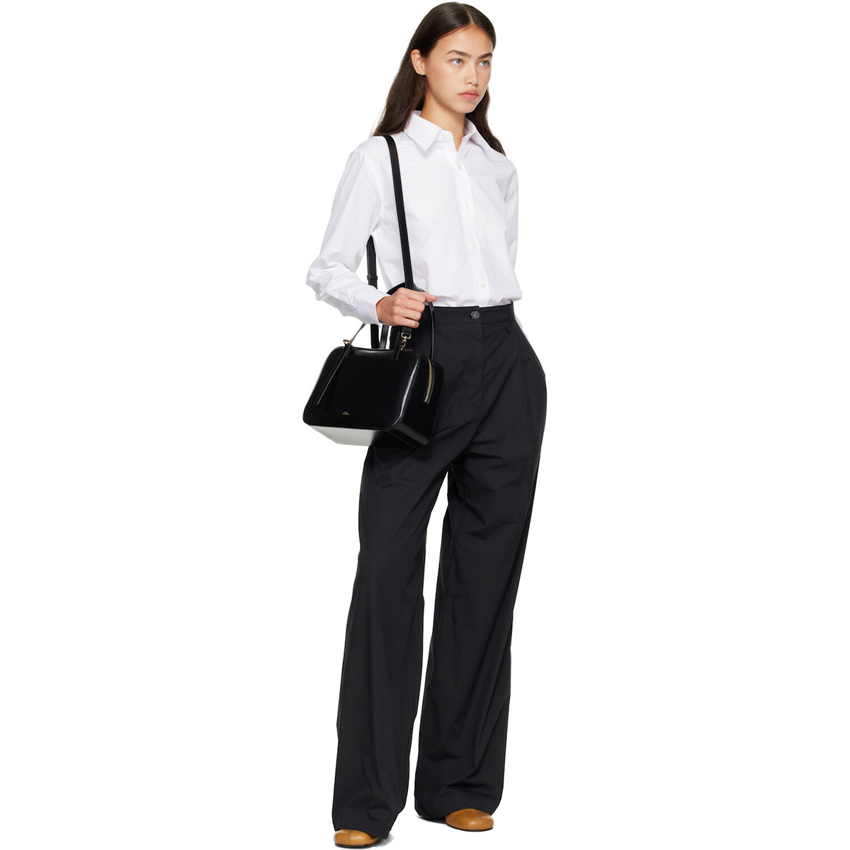 A.P.C. Black Virginie Box Bag
