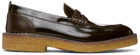 Paul Smith Brown 'Drood' Bordeaux Leather Loafers