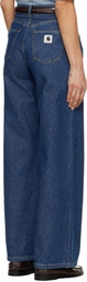 Carhartt Work In Progress Navy Jane Jeans