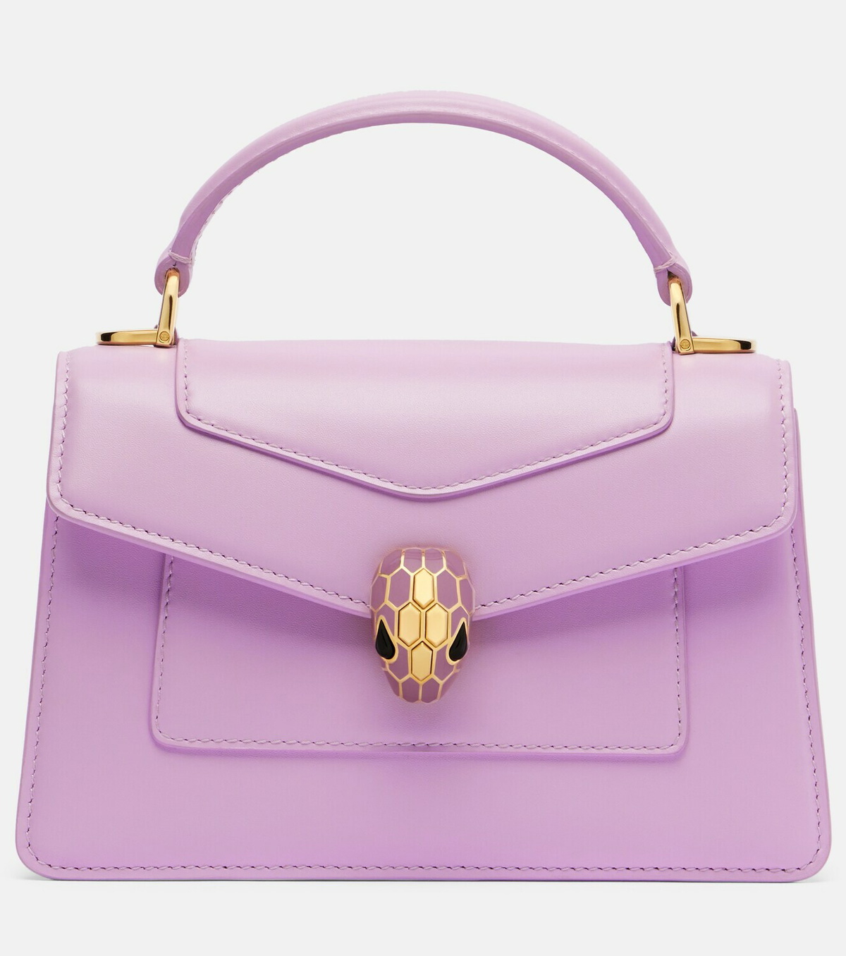 Bvlgari Serpenti Forever Mini leather top-handle bag