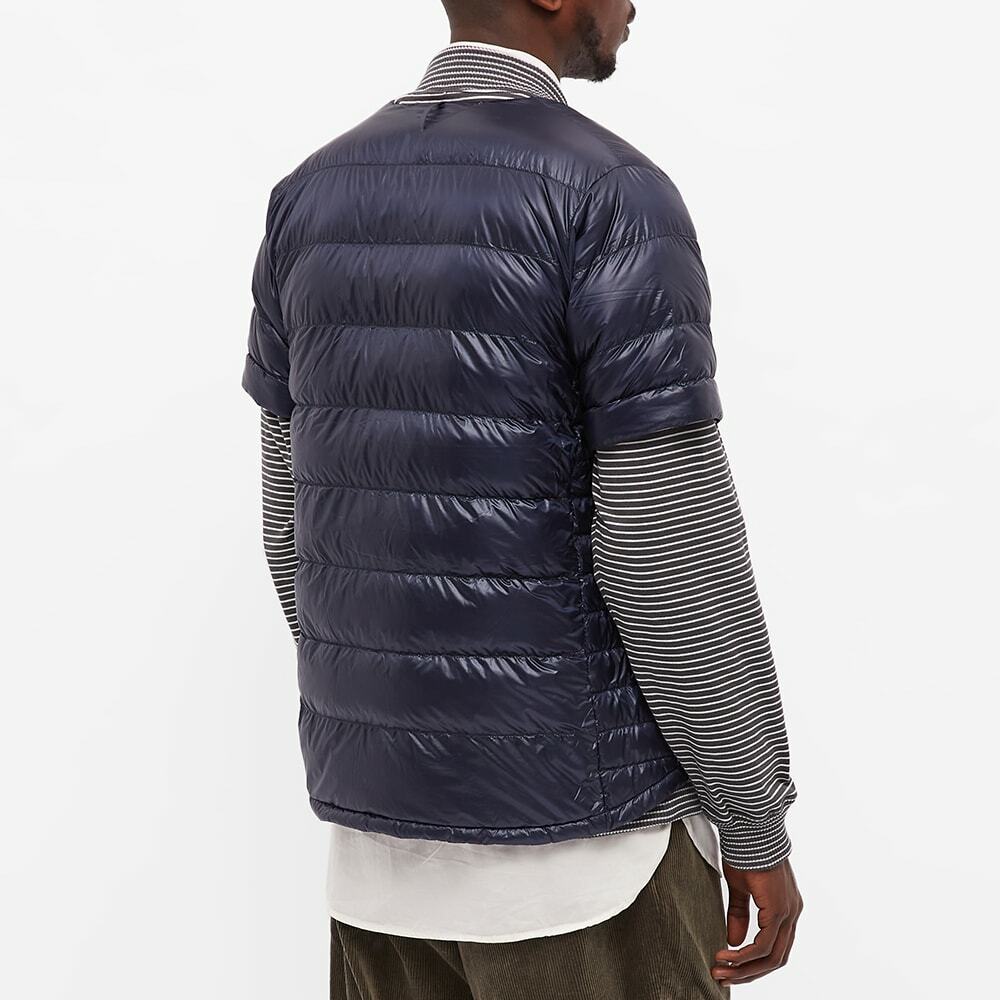Nanga Men's Inner Down Cardigan in Navy Nanga