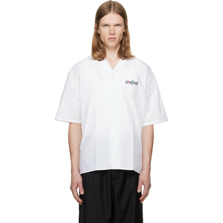 Photo: Kenzo White Kenzo Paris 'KENZO Jumping Tiger' Shirt
