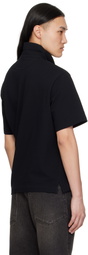 Commission Black Twisted Polo