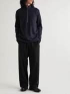 NN07 - Anders Merino Wool Half-Zip Sweater - Black