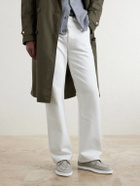 Christian Louboutin - Chambeliboat Full-Grain Nubuck Loafers - Gray