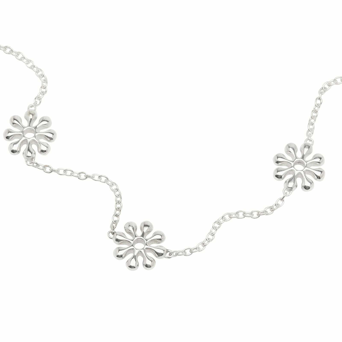 Maple Men's Orbit Chain Necklace in Silver 