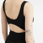 ST. Agni Women's Bateau Cut Out Midi Dress in Black