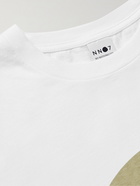 NN07 - Dylan Logo-Print Cotton-Jersey T-Shirt - White