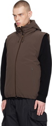 Descente ALLTERRAIN Brown Mizusawa Invisible INV-08 Down Vest