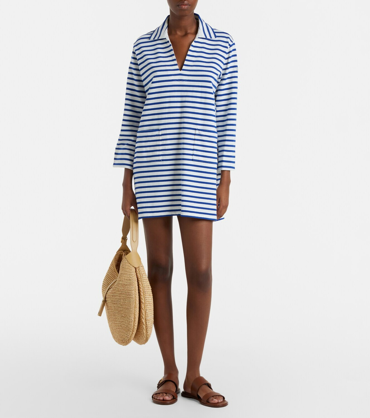 Polo Ralph Lauren Striped cotton jersey polo dress