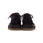 Dries Van Noten Navy Suede Chukka Derbys