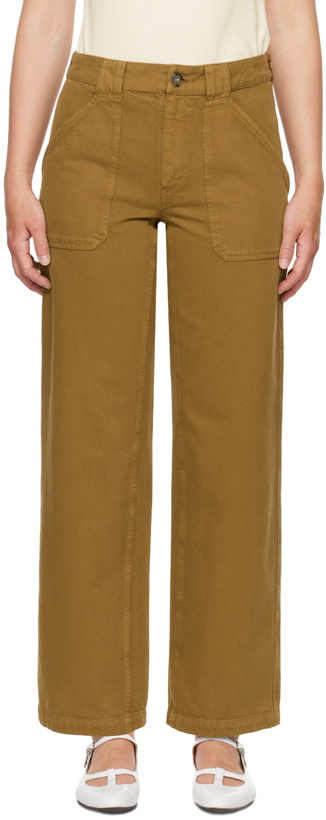 Photo: A.P.C. Brown Sidney Trousers